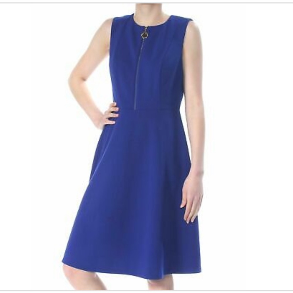 DKNY blue logo dress